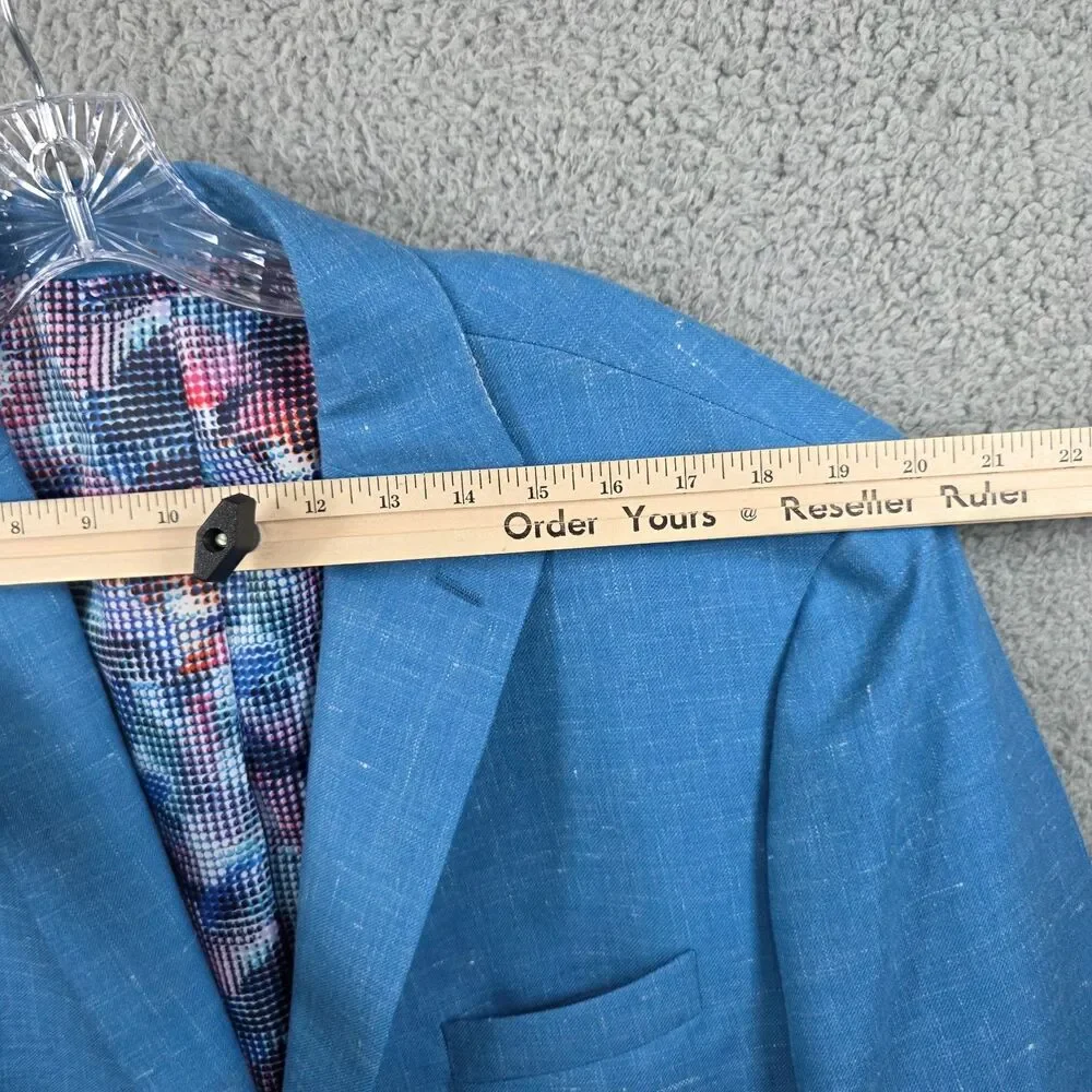 NWT Robert Graham Randall Sport Coat Blazer Size 48R Wool / Poly / Linen
